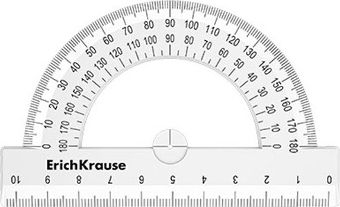 Транспортир Erich Krause Candy / 57915 - фото