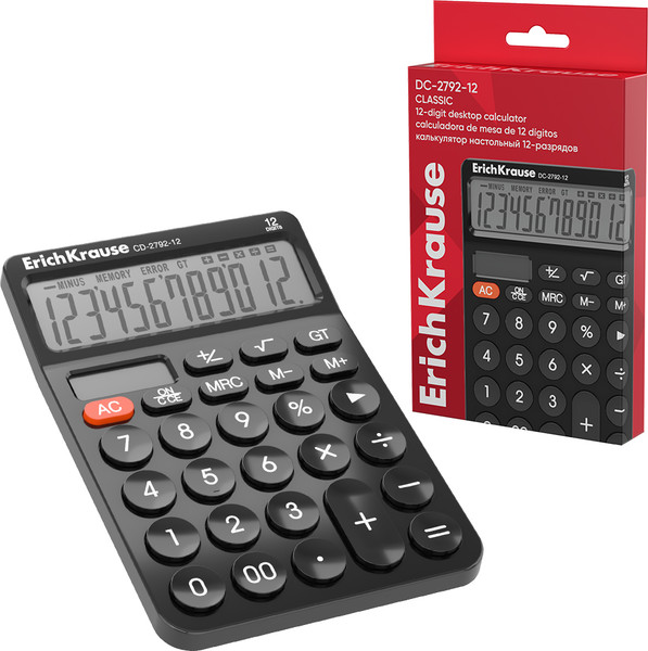 Калькулятор Erich Krause DC-2792-12 Classic / 62750 - фото