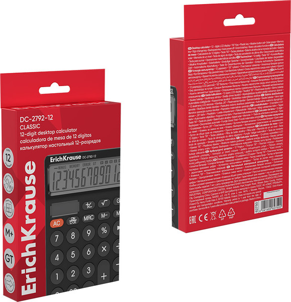 Калькулятор Erich Krause DC-2792-12 Classic / 62750