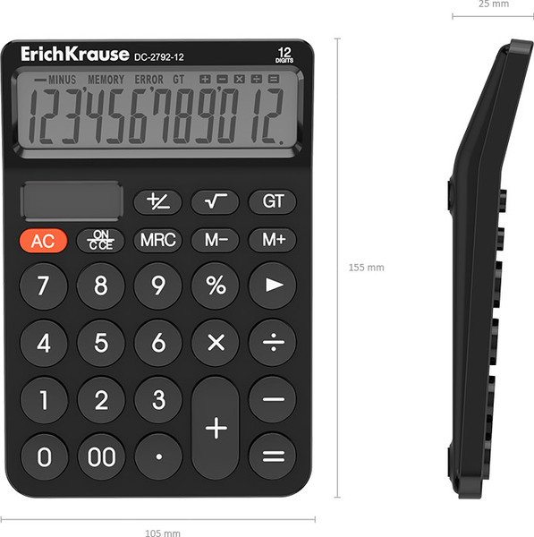 Калькулятор Erich Krause DC-2792-12 Classic / 62750