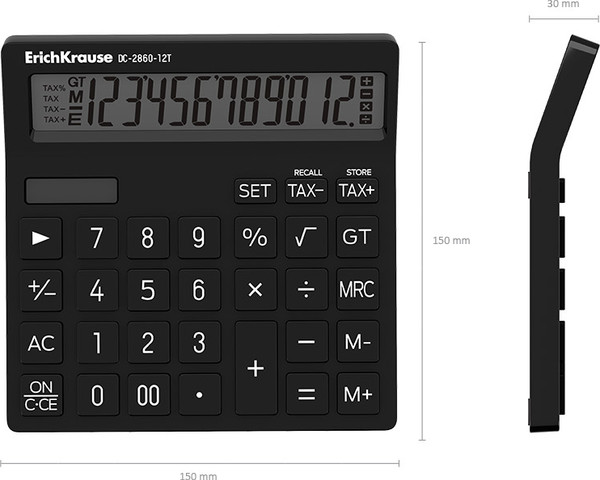 Калькулятор Erich Krause DC-2860-12T Classic / 62752