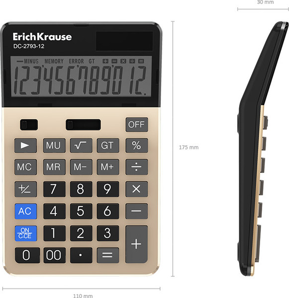 Калькулятор Erich Krause DC-2793-12 / 62753