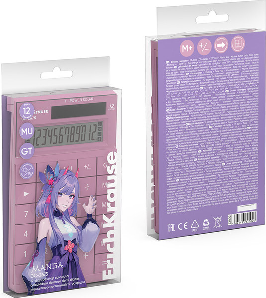 Калькулятор Erich Krause DC-2675 Manga / 62002