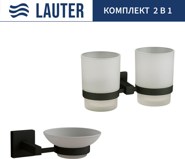 Набор аксессуаров для ванной Lauter 21SH6082 + 21SH6052 - фото