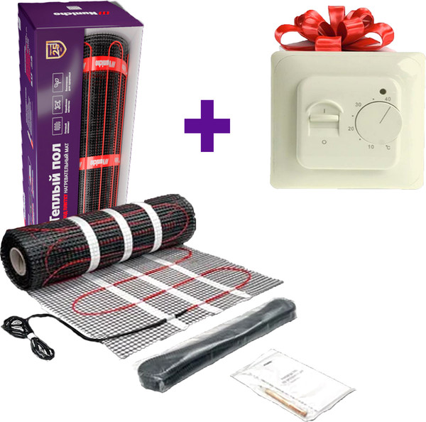 Теплый пол электрический Nunicho Etalon SHP 150Вт с терморегулятором RТС 70.26 - фото