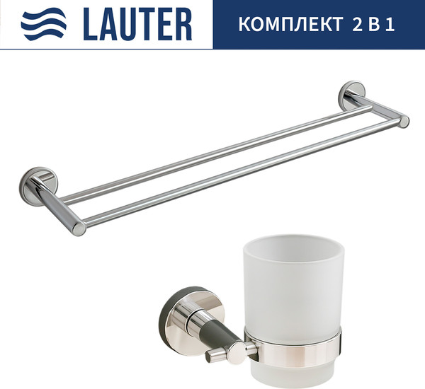 Набор аксессуаров для ванной Lauter 21SH72061 + 21SH70021 - фото