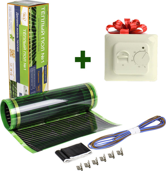 Теплый пол электрический Теплый пол №1 ПТСП-1540-7 с терморегулятором RТС 70.26 - фото
