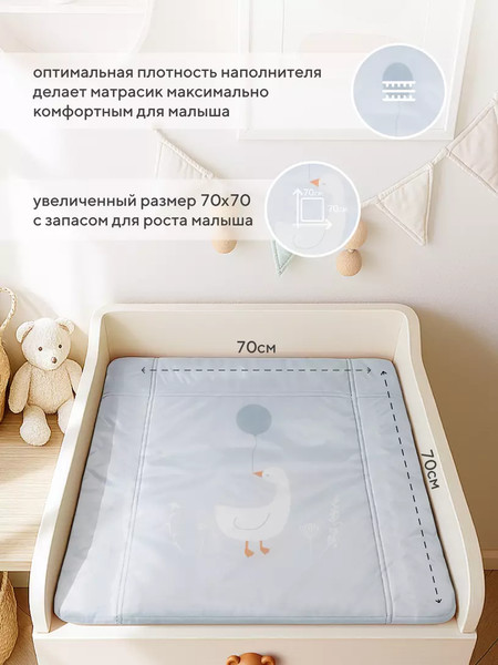 Пеленальный матрас Rant Baloon Goose