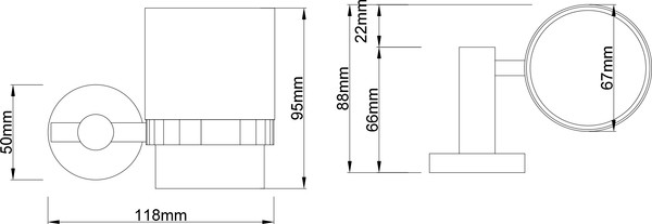 Набор аксессуаров для ванной Lauter 21SH72061 + 21SH72091 + 21SH70021