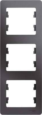 Рамка для выключателей и розеток Systeme (Schneider) Electric Glossa GSL001307 - фото