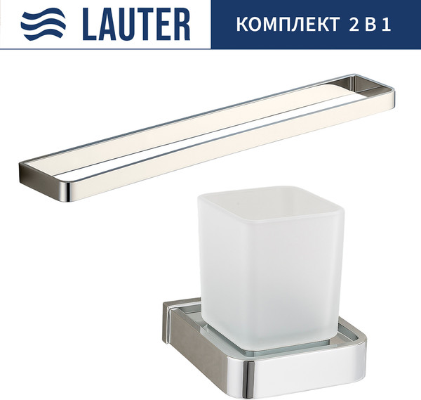 Набор аксессуаров для ванной Lauter 21SH7061 + 21SH8371 - фото