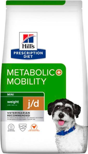 Сухой ветеринарный корм для собак Hill's Prescription Diet Metabolic + Mobility Mini - фото