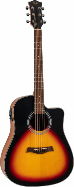 Электроакустическая гитара Flight D-175CE SB - фото