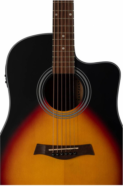 Электроакустическая гитара Flight D-175CE SB