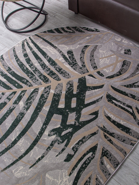 Ковер Merinos Liman F479-OVAL-GRAY-GREEN