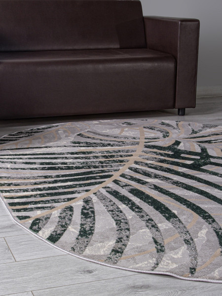 Ковер Merinos Liman F479-OVAL-GRAY-GREEN