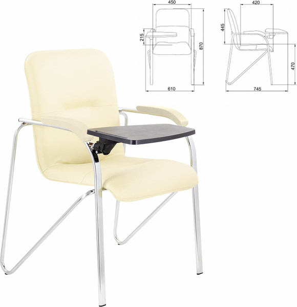 Стул офисный Brabix CF-108 со столом / 533219