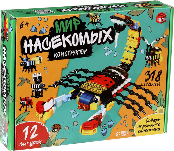 Конструктор Unicon Мир Насекомых / 10869344 - фото