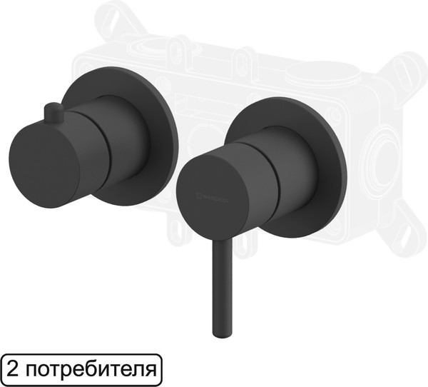 Смеситель Whitecross Y1242BL