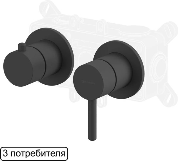 Смеситель Whitecross Y1243BL