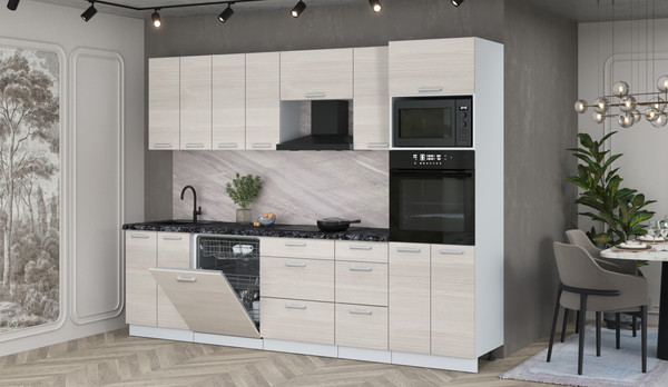 Кухонный гарнитур Интерлиния Мила Лайт 2.8-ПМ1