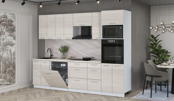 Кухонный гарнитур Интерлиния Мила Лайт 2.8-ПМ1