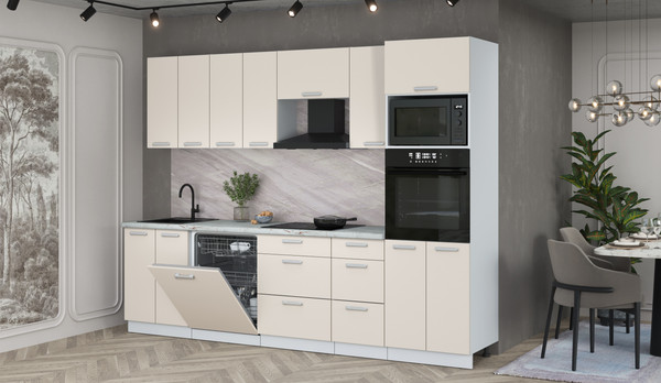 Кухонный гарнитур Интерлиния Мила Лайт 2.8-ПМ1