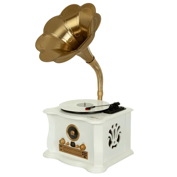 Проигрыватель виниловых пластинок Alive Audio Gramophone AA-HOC-08-WH - фото