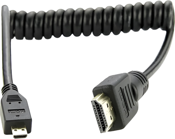 Кабель Rumi Спиральный microHDMI-HDMI - фото