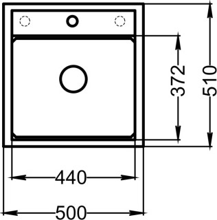 Мойка кухонная GRANULA KS-5002i