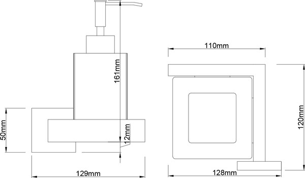 Набор аксессуаров для ванной Lauter 21SH71061 + 21SH71091