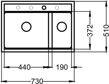 Мойка кухонная GRANULA KS-7302i