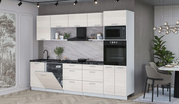 Кухонный гарнитур Интерлиния Мила Лайт 2.9-ПМ1