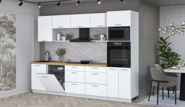 Кухонный гарнитур Интерлиния Мила Лайт 2.9-ПМ1