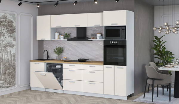 Кухонный гарнитур Интерлиния Мила Лайт 2.9-ПМ1