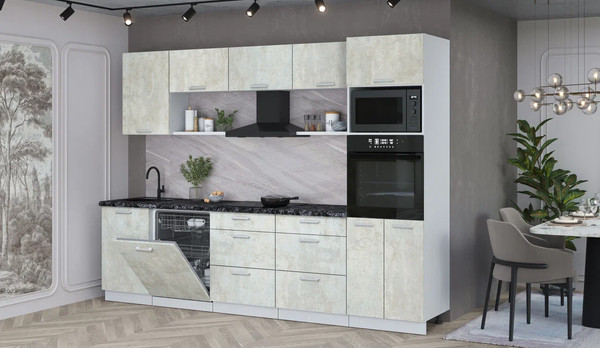 Кухонный гарнитур Интерлиния Мила Лайт 2.9-ПМ1