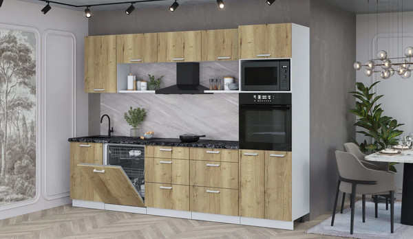 Кухонный гарнитур Интерлиния Мила Лайт 2.9-ПМ1