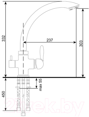 Смеситель Ulgran U-017
