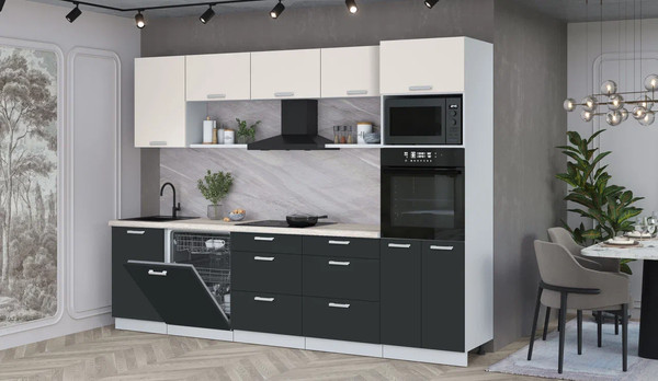 Кухонный гарнитур Интерлиния Мила Лайт 2.9-ПМ1