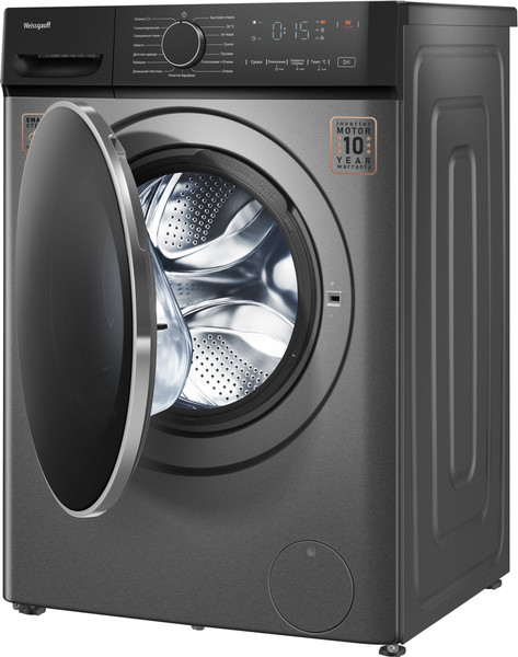 Стирально-сушильная машина Weissgauff WMD 4828 Inverter Steam Grey