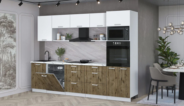 Кухонный гарнитур Интерлиния Мила Лайт 2.9-ПМ1