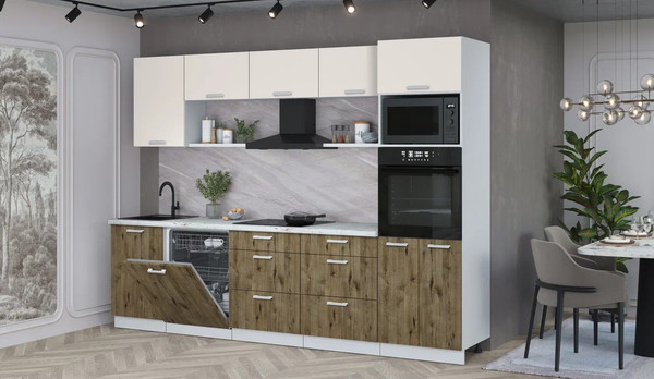 Кухонный гарнитур Интерлиния Мила Лайт 2.9-ПМ1