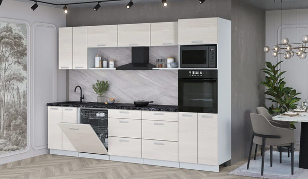 Кухонный гарнитур Интерлиния Мила Лайт 3.0-ПМ1