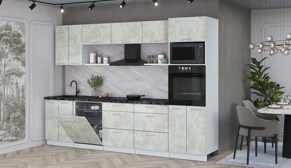 Кухонный гарнитур Интерлиния Мила Лайт 3.0-ПМ1