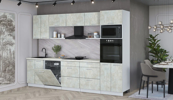 Кухонный гарнитур Интерлиния Мила Лайт 3.0-ПМ1