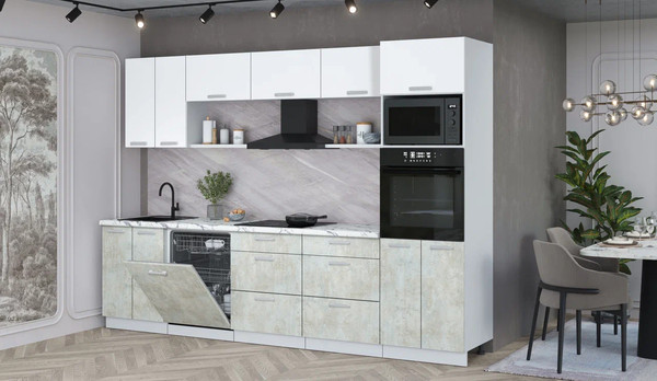 Кухонный гарнитур Интерлиния Мила Лайт 3.0-ПМ1