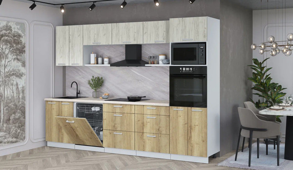 Кухонный гарнитур Интерлиния Мила Лайт 3.0-ПМ1