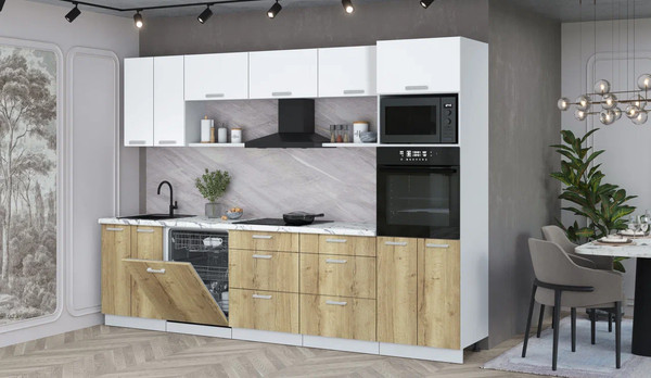 Кухонный гарнитур Интерлиния Мила Лайт 3.0-ПМ1