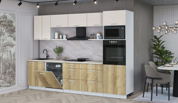 Кухонный гарнитур Интерлиния Мила Лайт 3.0-ПМ1