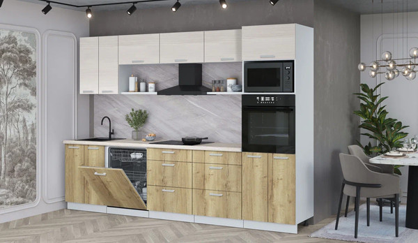 Кухонный гарнитур Интерлиния Мила Лайт 3.0-ПМ1